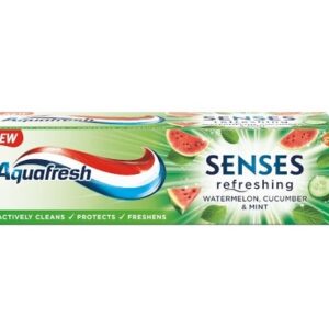 Aquafresh Senses Освежающий арбуз, огурец и мята, 75мл